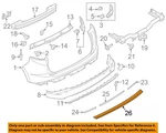 Ford Oem 15-18 Edge Rear Bumper Components-pad FT4Z17B807A. Fixed Price $112.41.