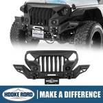 Hooke Road Mad Max Grill Front Bumper For 18-26 Jeep Wrangler Jl Gladiator Jt. Fixed Price $709.18.
