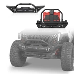 Stubby Front + Rear Bumper For Jeep Wrangler Jk 07-18 W/oil Drum Rack,led Lights. Fixed Price $748.32.