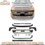 New Front Chrome Bumper Kit + Brackets For 1997-2002 Dodge Ram 1500 2500 3500. Fixed Price $679.00.
