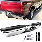 Chrome Rear Step Bumper 1999-2007 Ford F250 F350 Super Duty W/o Sensor Hole. Fixed Price $179.99.