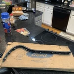 Nos 1974-1975-1976 Mercury Bumper Pad D4MY-17K834-A Lh. Fixed Price $125.00.