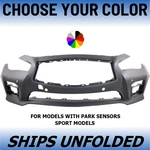 New Choose Your Color Front Bumper For 2014-2017 Infiniti Q50 Sport. Fixed Price $575.24.