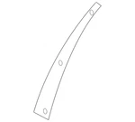 Genuine Nissan Bumper Protection Pad F2064-1A30B. Fixed Price $276.65.
