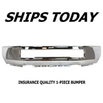 New Chrome Front Bumper 2017-2019 Ford F-450 F-550 Without Fog Lamps. Fixed Price $421.15.