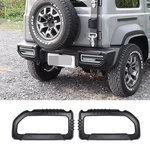 Black Abs Rear Tail Light Lamp Guard Panel Trim For Suzuki Jimny 2/4DOOR 2019-26. Fixed Price $49.00.