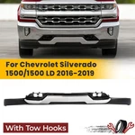 Front Bumper Valance &chrome Skid Plate For Chevy Silverado 1500 2016-2019 Black. Fixed Price $84.57.