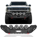 Vijay Fits 2016-2018 Chevrolet Silverado 1500 Front Bumper With Round Headlight. Fixed Price $729.52.