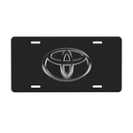 Toyota 12 X 6 Inch Aluminum Car Front License Plate Cover Black. Fixed Price $22.32.