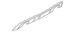 Genuine Audi Valance Panel 8V5-807-521-AA-1RR. Fixed Price $397.89.