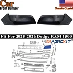 Magickit Granite Crystal Front Upper Panel Molding Cover Fits 2025-2026 Ram 1500. Fixed Price $92.99.