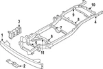 Genuine Nissan Impact Bar Bracket E3830-9BUAA. Fixed Price $90.56.
