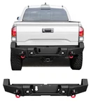 Vijay Fits 2016-2023 Toyota Tacoma Steel Rear Bumper With Square Lights. Fixed Price $489.00.