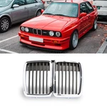 Front Hood Kidney Grille Center Chrom Black For Bmw E30 M3 Serie 1982-91. Fixed Price $29.99.