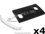For Porsche (1974-1989) Bumper Shock Base Fr. & Rear (4) Dansk Classic. Fixed Price $51.95.