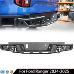 New Black Steel Heavy Duty Rear Bumper Ford Ranger 2024-2026 With 2*D-RINGS. Fixed Price $316.99.