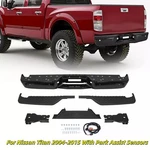 Steel Black Rear Step Bumper W/ Park Assembly For Nissan Titan 2004-2015 2009. Fixed Price $223.50.
