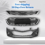Fit For Chevy Cruze 2016-2018 Front Upper And Lower Grille & Bumper Cover. Fixed Price $155.83.