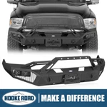 Hooke Road Steel Black Front Bumper W/ Grill Guard Fit 2009-2012 Dodge Ram 1500. Fixed Price $499.99.
