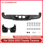Black Steel Rear Bumper Assembly W/ Sensor Holes For 2016-2023 Toyota Tacoma. Fixed Price $129.19.