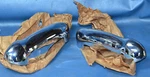 Nos 1947 1948 Ford Rh Lh Front Guards Set Bumperette Fomoco Oem. Fixed Price $300.00.