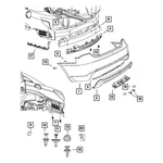 For Chrysler 200 2011-2014 Mopar 68084893AD Rear Upper Bumper Cover. Fixed Price $744.96.