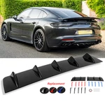 For Porsche Panamera Rear Diffuser Bumper Spoiler Splitter Body 5 Fins Glossy. Fixed Price $45.04.