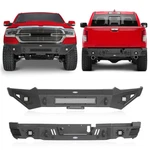 Offroad Front Bumper & Rear W/ Led Lights Fit 2019-2024 Dodge Ram 1500. Fixed Price $459.98.