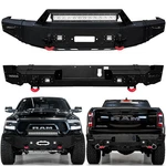 Vijay For 2019-2024 Dodge Ram 1500 Rebel Front/rear Bumper W/winch Plate+lights. Fixed Price $689.89.