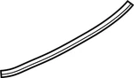 Genuine Infiniti Center Molding H50721A60A. Fixed Price $153.14.