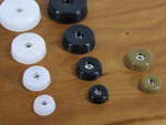 Cutting Board Rubber Bumpers Low Profile Silicone Black Clear Small Large A+. Fixed Price $160.00.