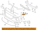 Hyundai Oem 17-18 Ioniq Front Bumper Grille Grill-side Retainer Left 86513G2000. Fixed Price $15.90.