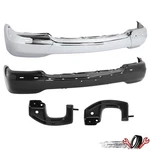 Chrome / Black Front Bumper Face Bar For Gmc Sierra 1500 1999-2002 Yukon 2000-06. Fixed Price $158.88.