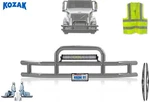 Front Grille Deer Guard Steel W/bracket Compatible With Volvo Vnl 2004-2017. Fixed Price $999.99.