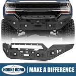 Hooke Road Front Bumper W/winch Plate & Light Fit 2016-2018 Chevy Silverado 1500. Fixed Price $499.99.