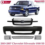 Front Bumper Cover Primed & Grille Assembly Kit For 2003-07 Chevy Silverado 1500. Fixed Price $375.36.