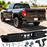 Rear Steel Step Bumper Assembly For 2014-2018 Chevy Silverado 1500 & Gmc Sierra. Fixed Price $299.99.