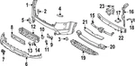 Genuine Nissan Bumper Cover Bracket 62226-6TA0A. Fixed Price $7.77.