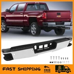 New Chrome Rear Bumper Assemblyw/ For 2015-2019 Silverado Sierra 2500 3500 Hd. Fixed Price $219.90.