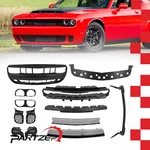 Fit Dodge Challenger 2008-2014 Hellcat Style Srt Front Bumper Cover Kit. Fixed Price $389.99.