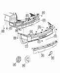 Genuine Mopar 2007-2010 Jeep Patriot Rear Bumper Fascia Absorber 5116367AB. Fixed Price $83.42.