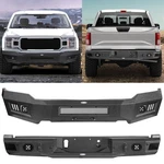 Full Width Steel Front Rear Bumper W/led Spotlights 2018 2019 2020 Ford F150. Fixed Price $339.35.
