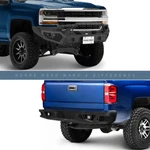 Earthshaker Front Bumper Rear Fit 2016-2018 Chevrolet Silverado 1500 Ltz. Fixed Price $1009.98.
