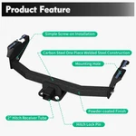 Fit For Gmc Chevrolet Silverado 1500 Class 3 Trailer Hitch Rear Tow Bar 4500LB. Fixed Price $195.00.