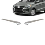 Fits Mitsubishi Mirage 2021-2024 Front Upper Bumper Molding 2PC Chrome 6407A377. Fixed Price $75.99.