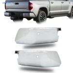 Chrome Lh+rh With Sensor Holes For Toyota Tundra 2014-2021 Rear Bumper End Set. Fixed Price $91.22.