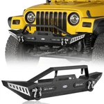 Front Bumper W/grille Guard & Winch Plate For 1987-2006 Jeep Wrangler Yj Tj. Fixed Price $219.26.