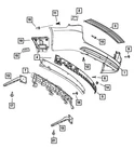 Genuine Mopar Blind Spot Detection Bracket Kit 68156768AA. Fixed Price $129.95.