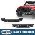 Hooke Road Front Bumper W/light Bar + Rear For Jeep Gladiator Jt 20-25. Fixed Price $768.08.