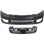 Bumper Cover Grille Kit For 2012-2012 Honda Civic Front Sedan. Fixed Price $186.08.